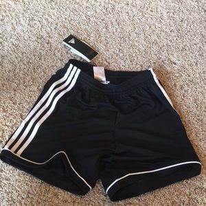 Adidas black&white athletic shorts